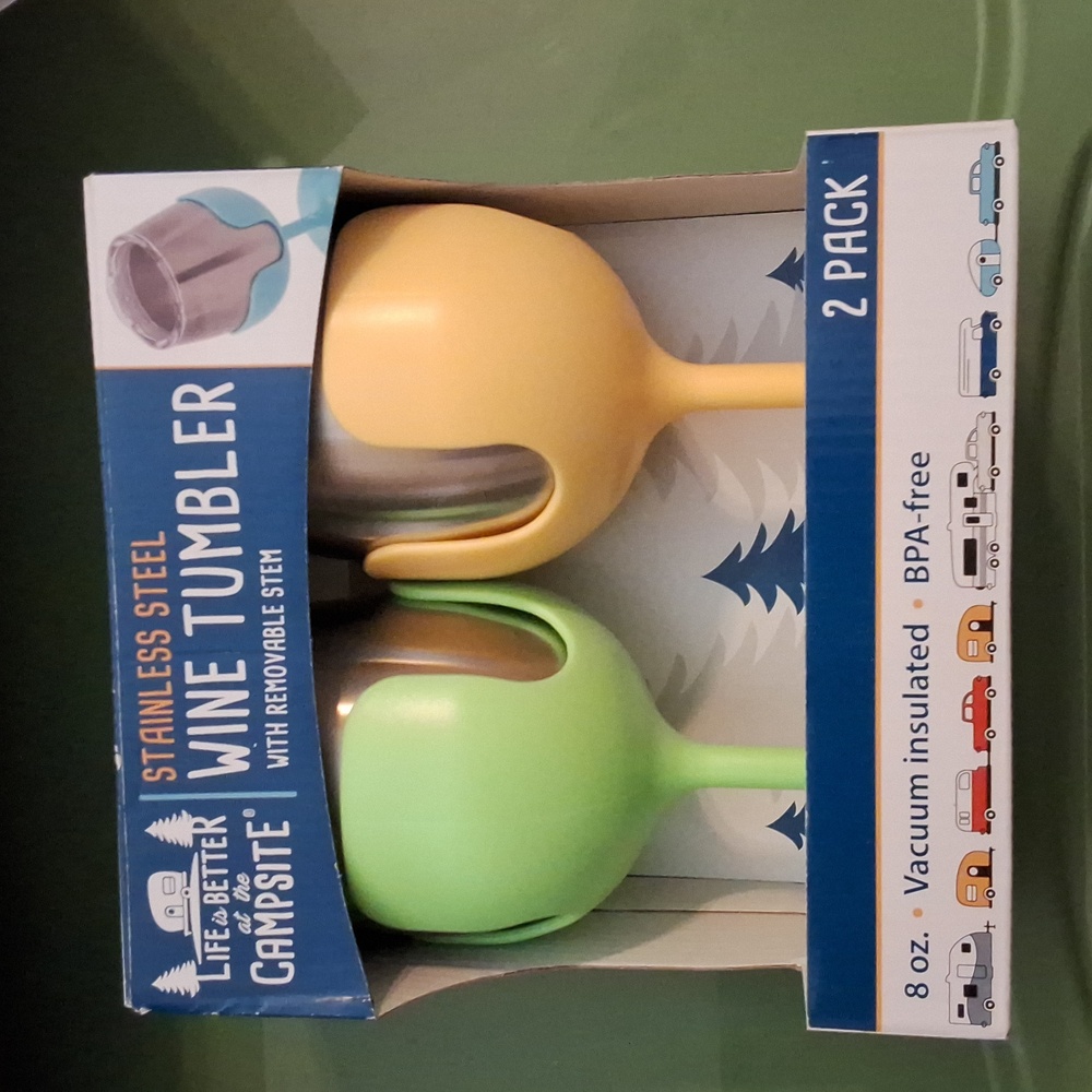 Camping Wine tumblers